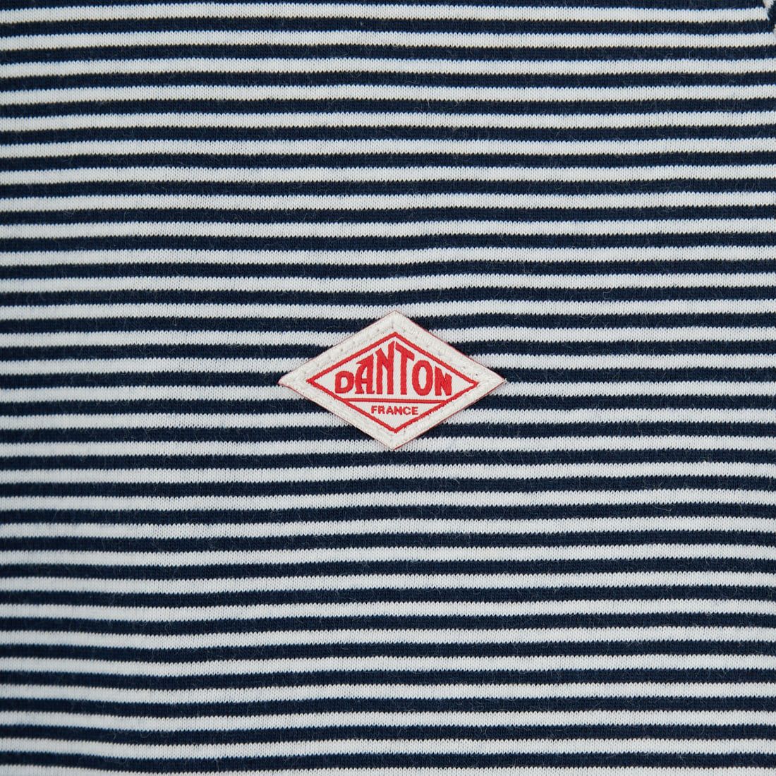DANTON [ダントン] キッズクルーネックボーダーTシャツ [DT-C0206CVT] NAVY/WHITE