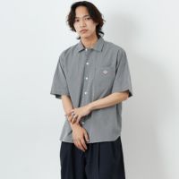 DANTON ダントン コットンポプリンチェックシャツジャケット　M 38サイズ DANTON [ダントン] コットンポプリン ショートスリーブチェック