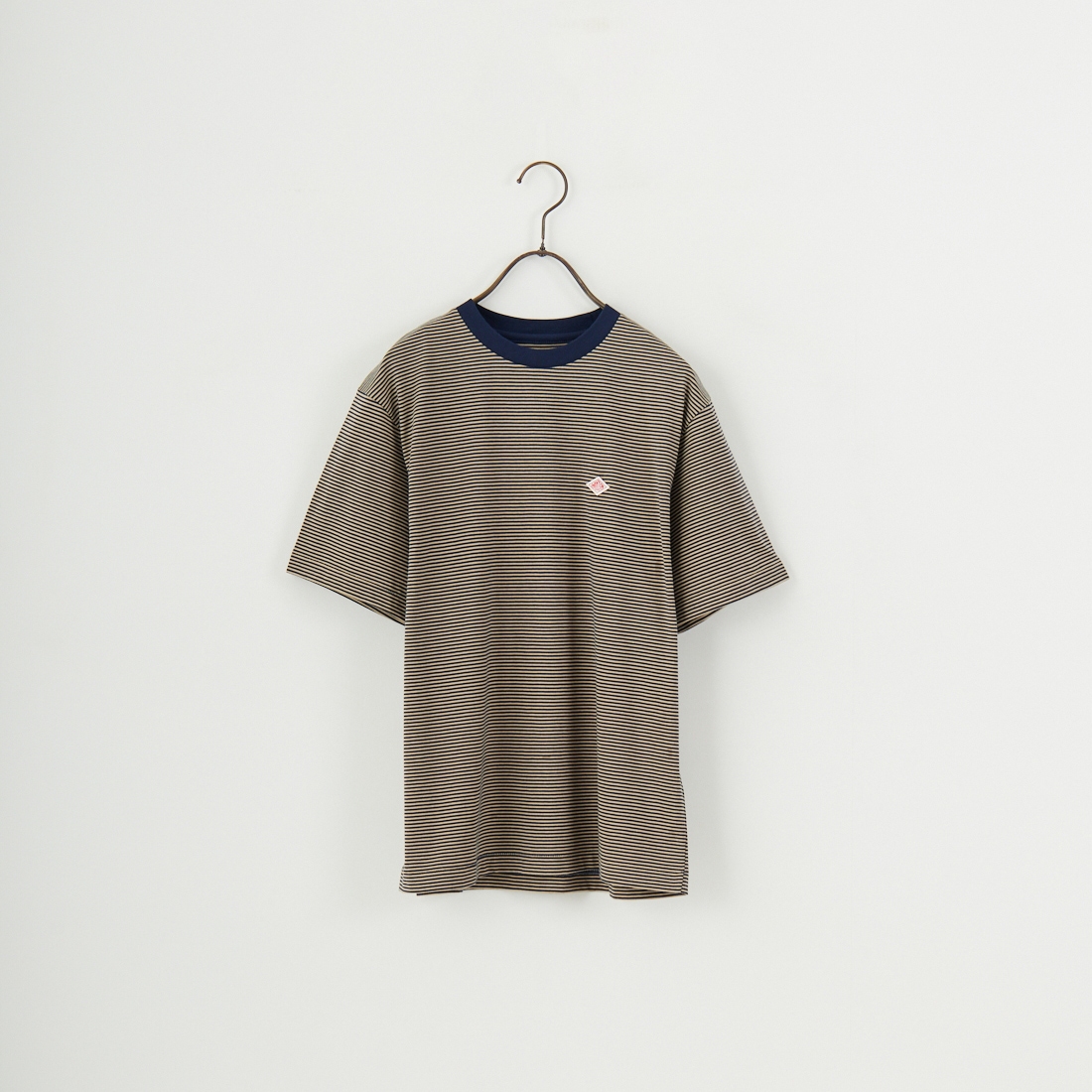 DANTON [ダントン] ボーダーインナーTシャツ [DT-C0195CVT] NAVY/BEIGE