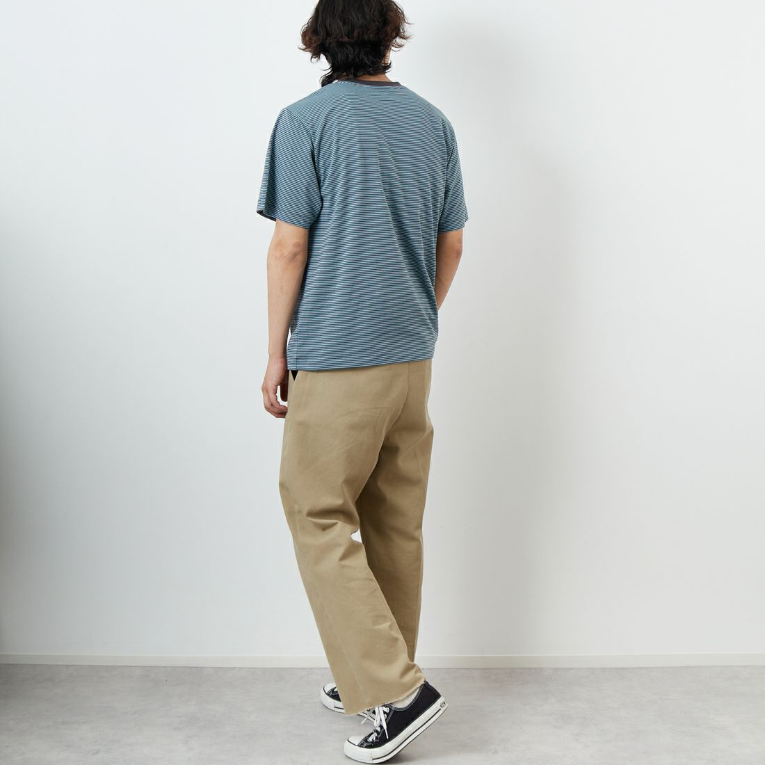DANTON [ダントン] ボーダーインナーTシャツ [DT-C0196CVT] NAVY/WHITE