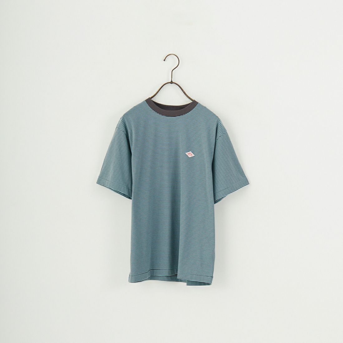 DANTON [ダントン] ボーダーインナーTシャツ [DT-C0196CVT] SAX/CHARCO