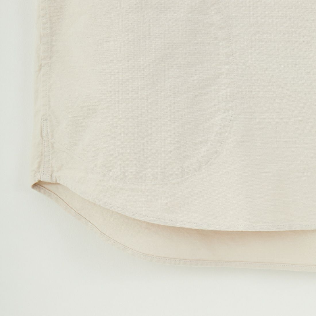 DANTON [ダントン] ラウンドカラー プルオーバーシャツ [DT-B0284SOX] OYSTER