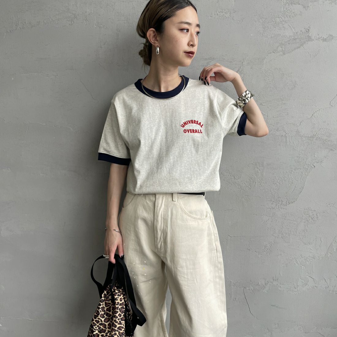 OATMEAL/NV&&モデル身長：150cm 着用サイズ：F&&