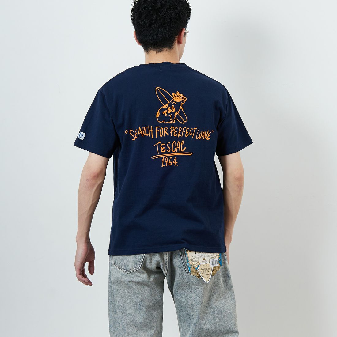 60 NAVY&&モデル身長：168cm 着用サイズ：M&&