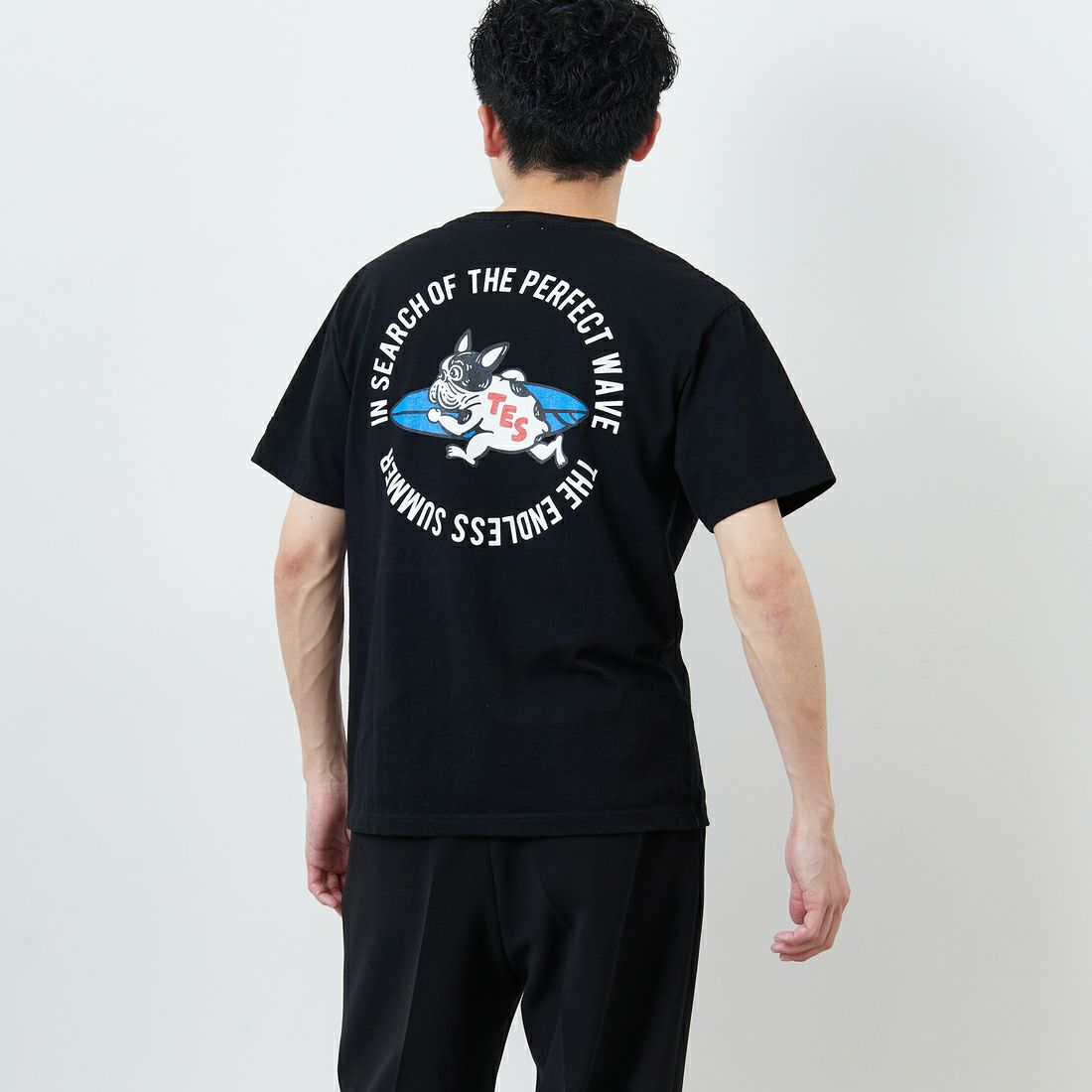 01 BLACK&&モデル身長：167cm 着用サイズ：M&&