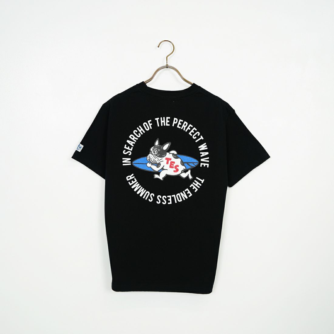 The Endless Summer [エンドレスサマー] 別注 サークルBUHIバックプリントTシャツ [FH-25574503-JF] 01 BLACK