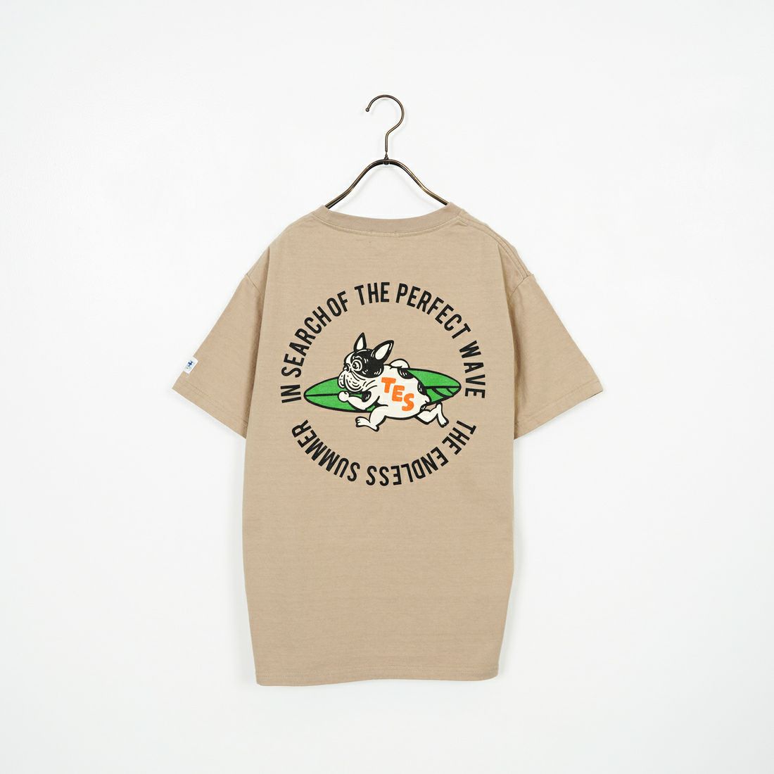 The Endless Summer [エンドレスサマー] 別注 サークルBUHIバックプリントTシャツ [FH-25574503-JF] 35 BEIGE
