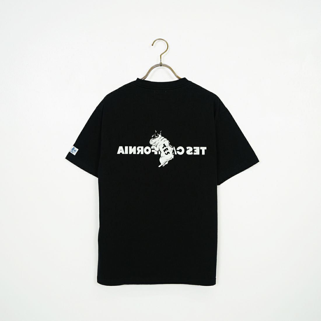 The Endless Summer [エンドレスサマー] 別注 TES CALフロッキーロゴプリントTシャツ [FH-25574504-JF] 01 BLACK