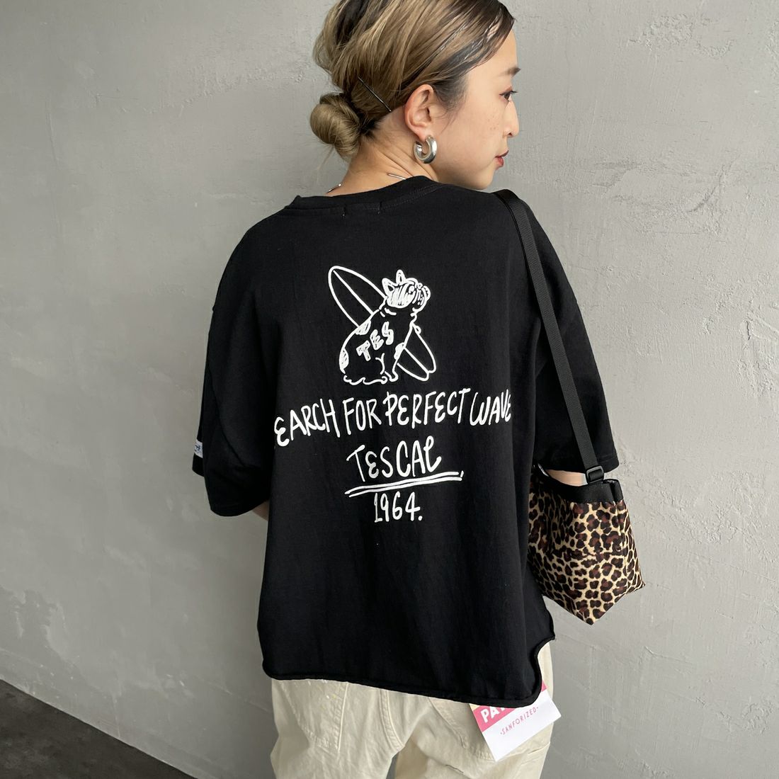 BLACK&&モデル身長：150cm 着用サイズ：F&&