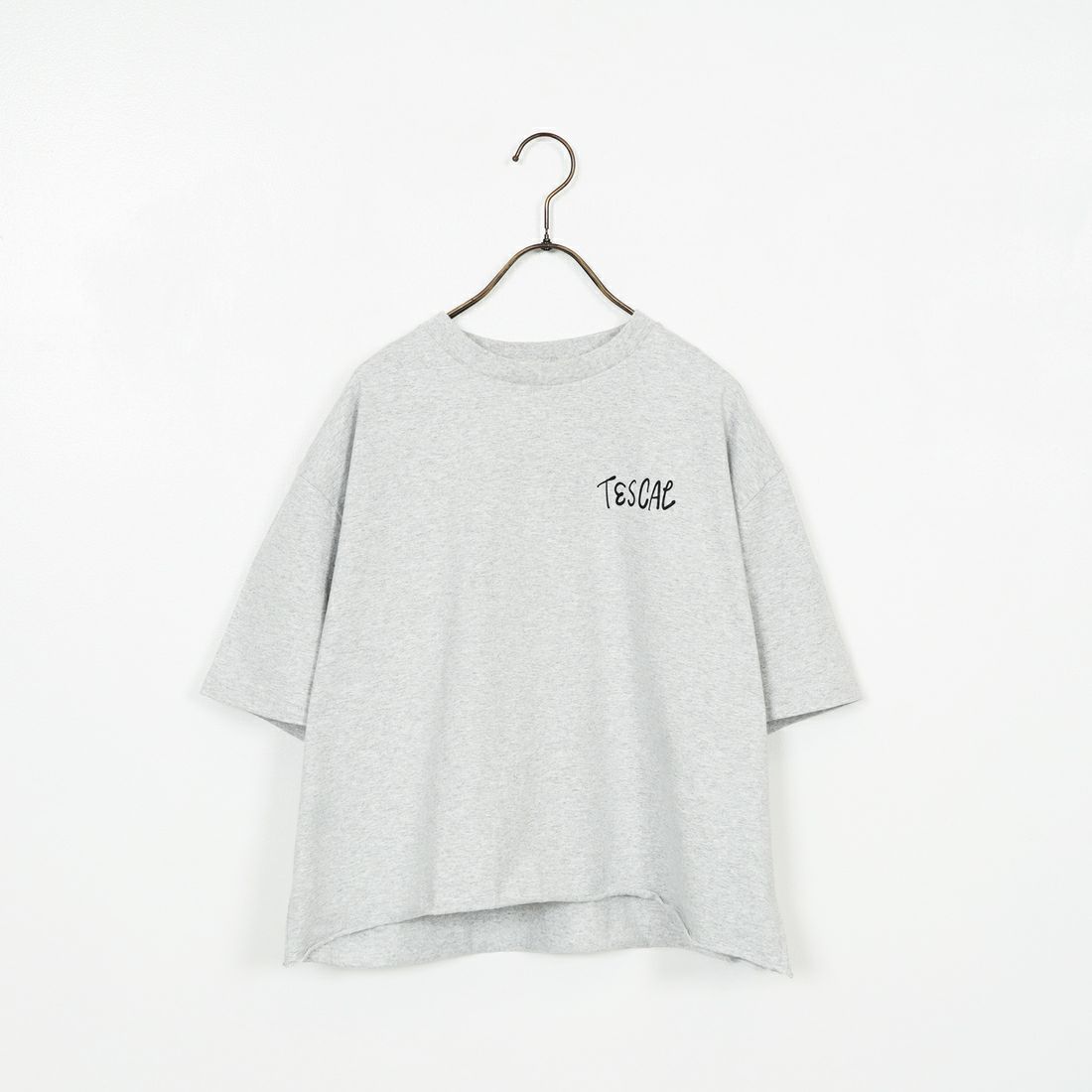 The Endless Summer [エンドレスサマー] 別注 手書き風ロゴ BUHIバックプリント カットオフTシャツ [FH-25574508-JF] MIX GRAY