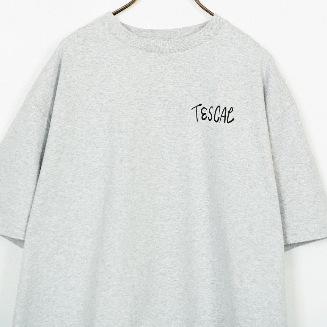 The Endless Summer [エンドレスサマー] 別注 手書き風ロゴ BUHIバックプリント カットオフTシャツ [FH-25574508-JF] MIX GRAY