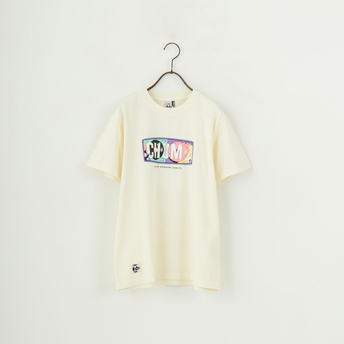CHUMS [チャムス] レコード&ドーナツTシャツ [CH11-2530] W001 WHITE