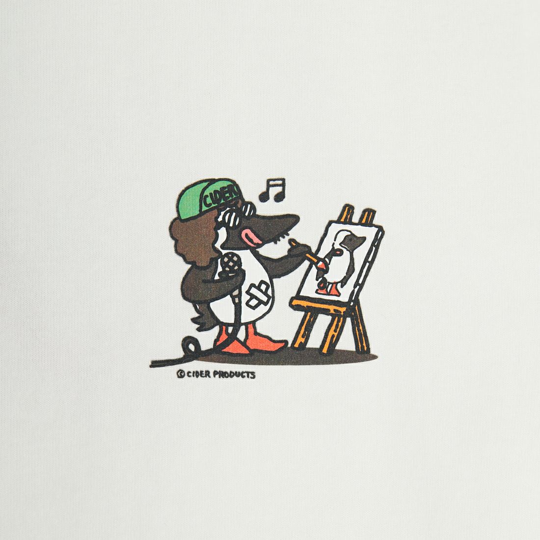 CHUMS [チャムス] かせきさいだぁ アラカルトTシャツ [CH11-2555] W001 WHITE