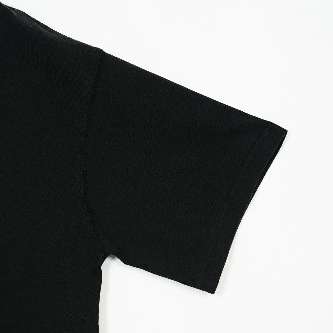 Quand [クアンド] 16OE天竺 ワンウォッシュプリントTシャツ [3112704] 801 BLACK