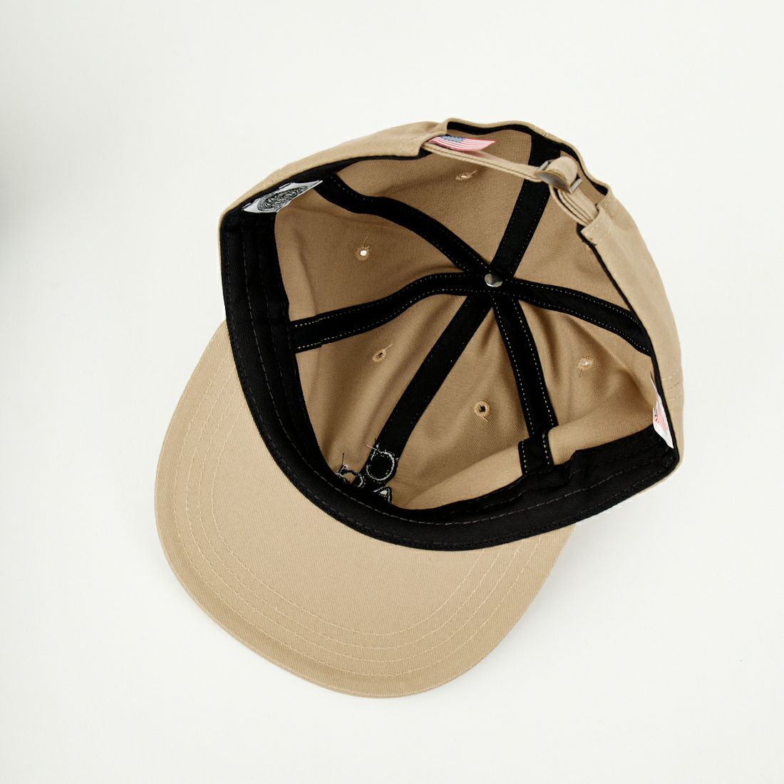 Cooperstown Ball Cap [クーパーズタウンボールキャップ] チノコットンキャップ [CAGC38-UW] KHAKI/BLAC