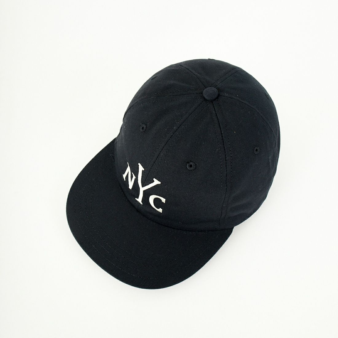 Cooperstown Ball Cap [クーパーズタウンボールキャップ] チノコットンキャップ [NYC55-UW] BLACK/WHIT