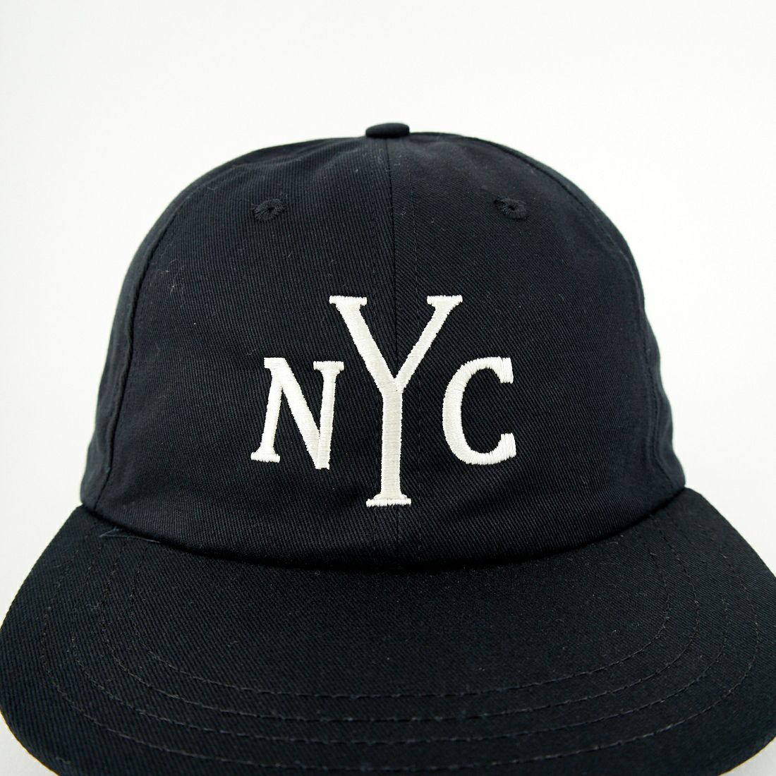 Cooperstown Ball Cap [クーパーズタウンボールキャップ] チノコットンキャップ [NYC55-UW] BLACK/WHIT