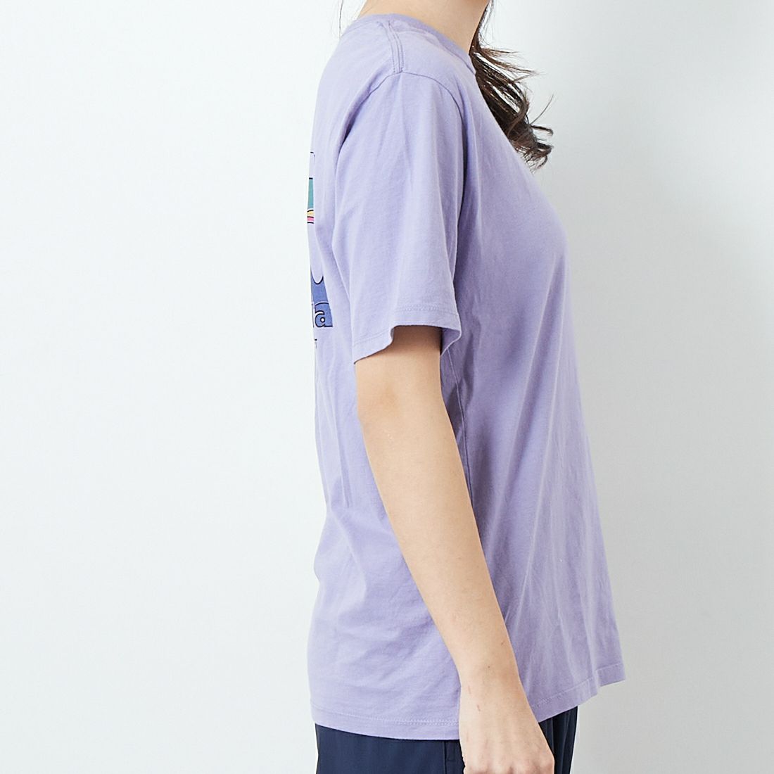 patagonia [パタゴニア] メンズ '73 スカイライン オーガニック Tシャツ [37534] CNPL &&モデル身長：167cm 着用サイズ：XS&&