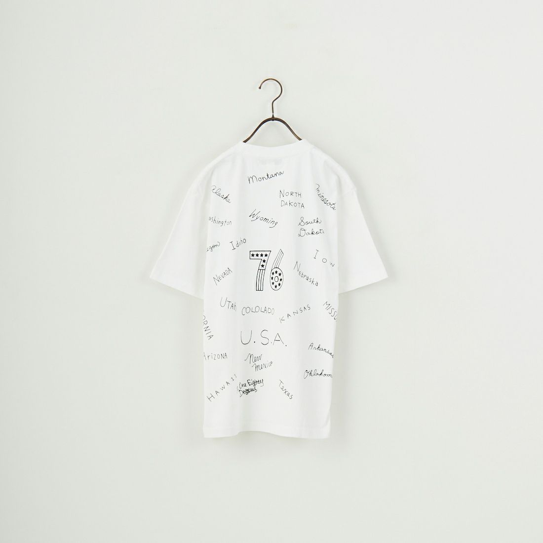 ILL ONE EIGHTY [イル ワンエイティ] DOODLE ショートスリーブTシャツ [ILL251-40] WHITE