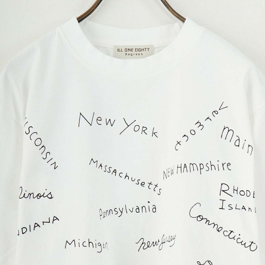 ILL ONE EIGHTY [イル ワンエイティ] DOODLE ショートスリーブTシャツ [ILL251-40] WHITE