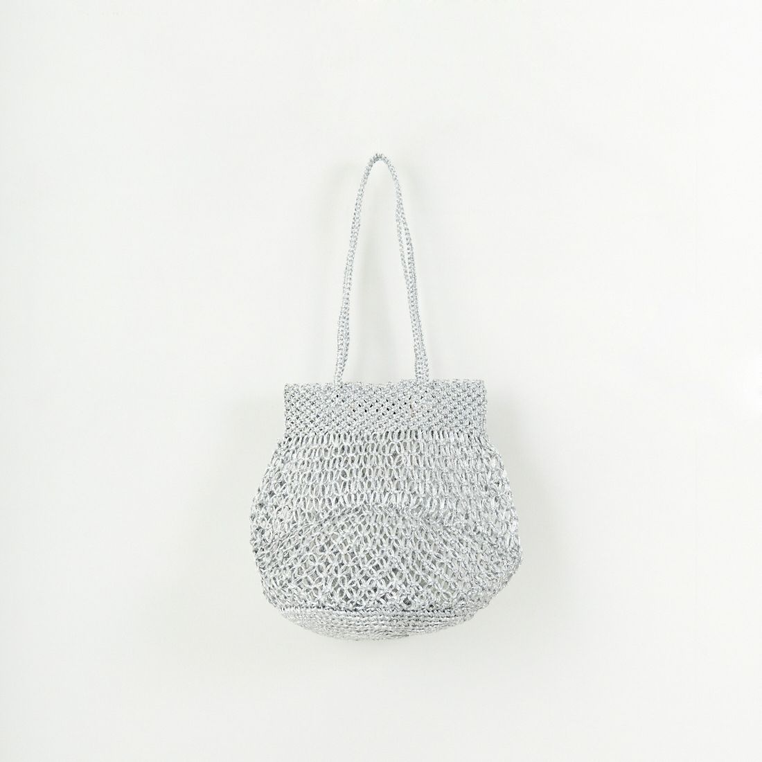 BAGMATI [バグマティ] メタリックメッシュトートバッグ [AN-170805-M] SILVER