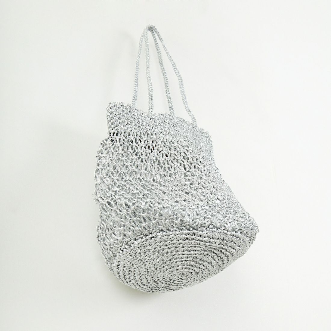 BAGMATI [バグマティ] メタリックメッシュトートバッグ [AN-170805-M] SILVER