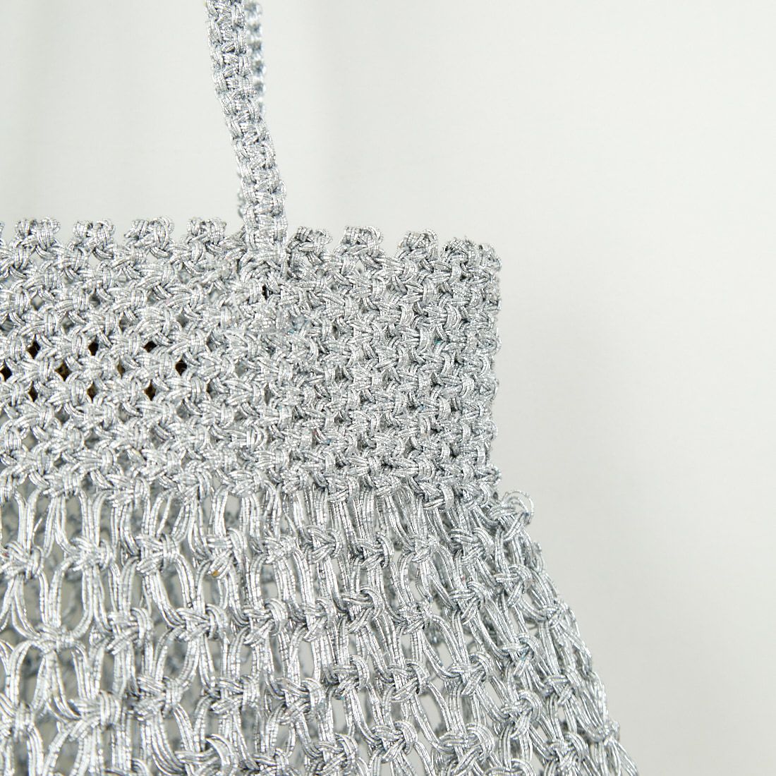 BAGMATI [バグマティ] メタリックメッシュトートバッグ [AN-170805-M] SILVER