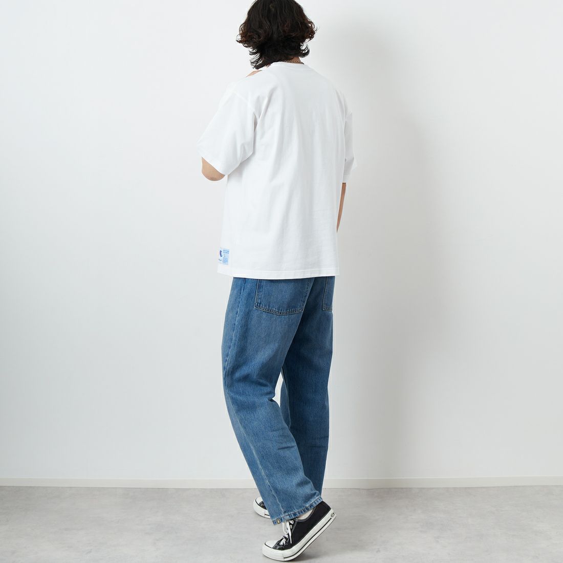 Champion [チャンピオン] ショートスリーブTシャツ [C3-V331] 010 ﾎﾜｲﾄ &&モデル身長：179cm 着用サイズ：L&&