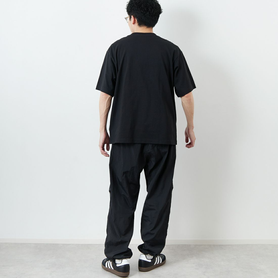 Champion [チャンピオン] ショートスリーブTシャツ [C3-V331] 090 ﾌﾞﾗｯｸ &&モデル身長：168cm 着用サイズ：M&&