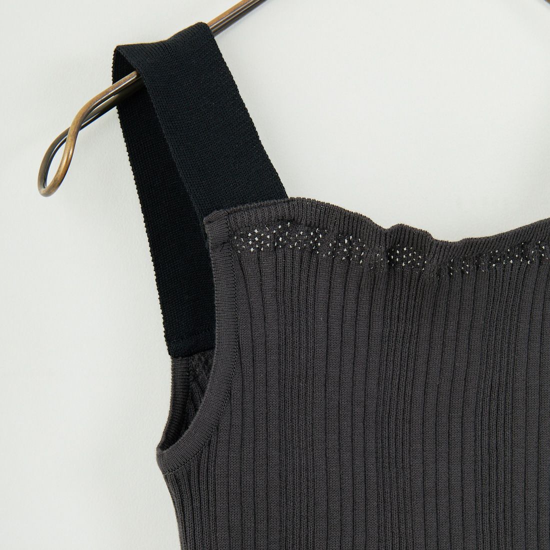 JoICEADDED [ジョイスアディッド] サトルアクセントキャミソールトップ [J251KN04] CHARCOAL