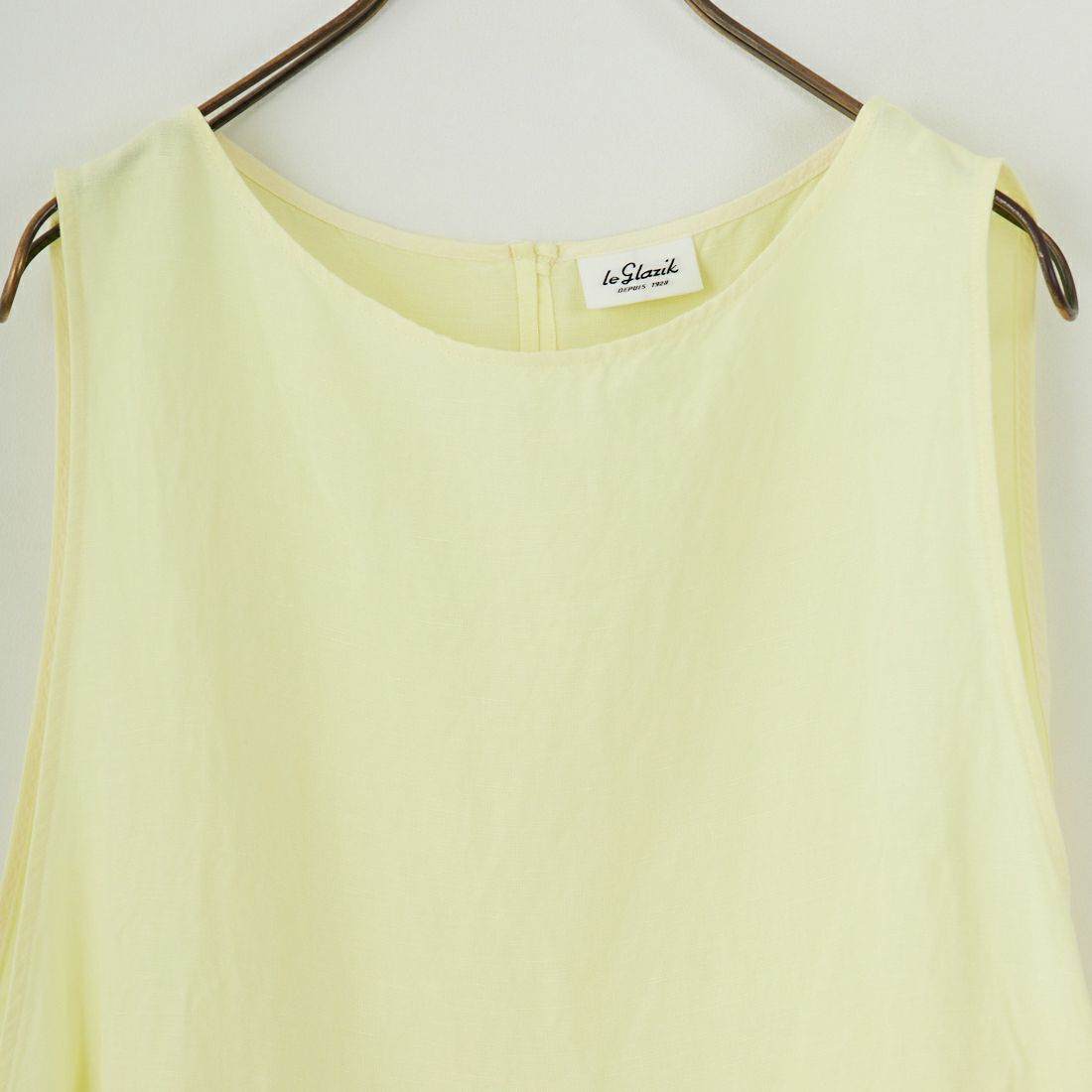 le glazik [ルグラジック] スリーブレスシャツ [LG-B0385LRC] YELLOW