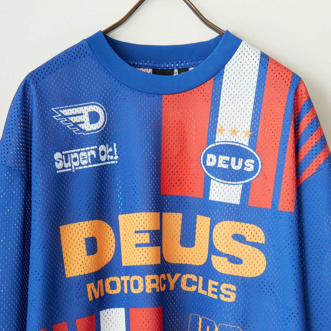 DEUS EX MACHINA [デウス エクス マキナ] LAY OFF MOTOジャージー ロングスリーブTシャツ [DMP251056] SODALITE B