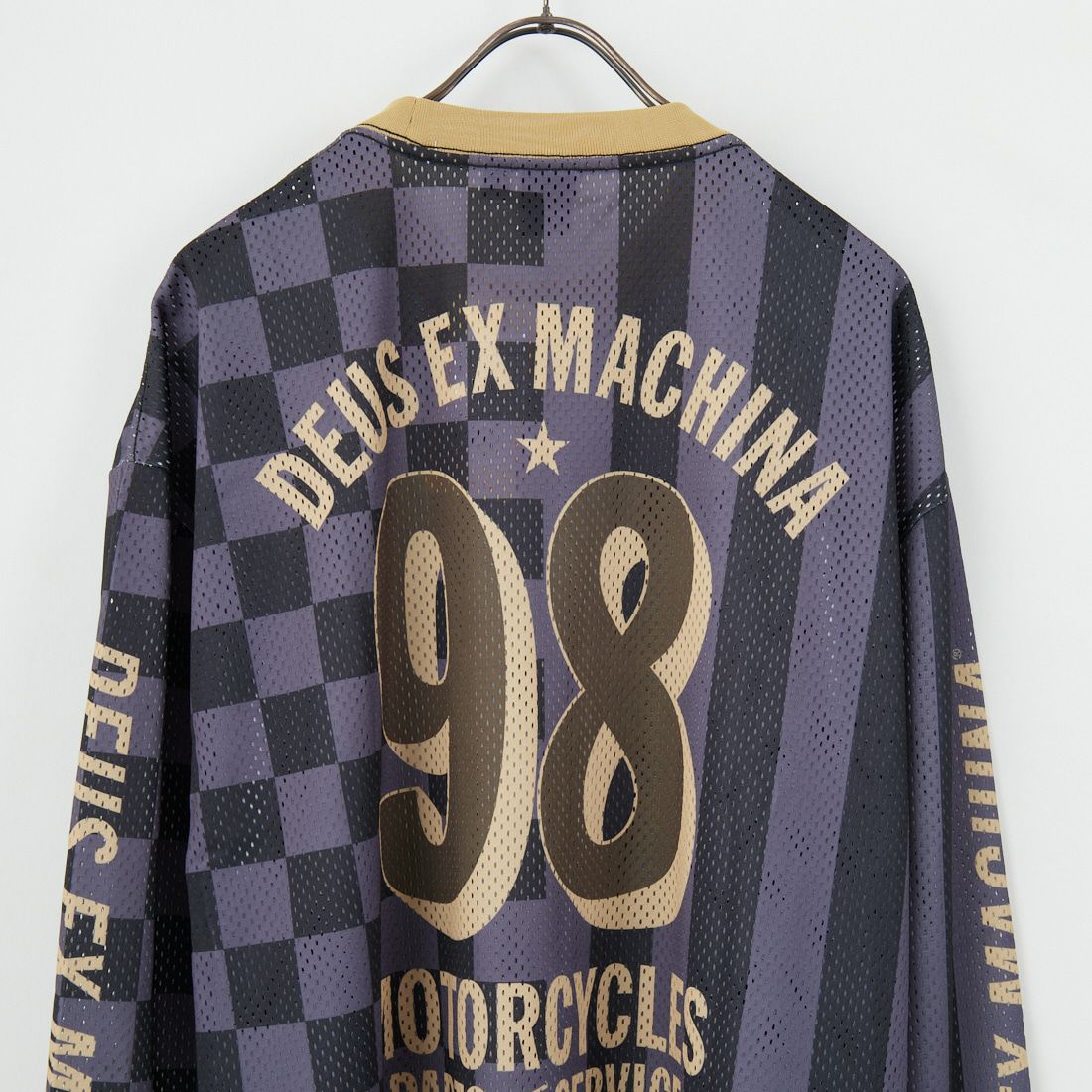 DEUS EX MACHINA [デウス エクス マキナ] LEGACY MOTOジャージー ロングスリーブTシャツ [DMP251059] BLACK BEAU