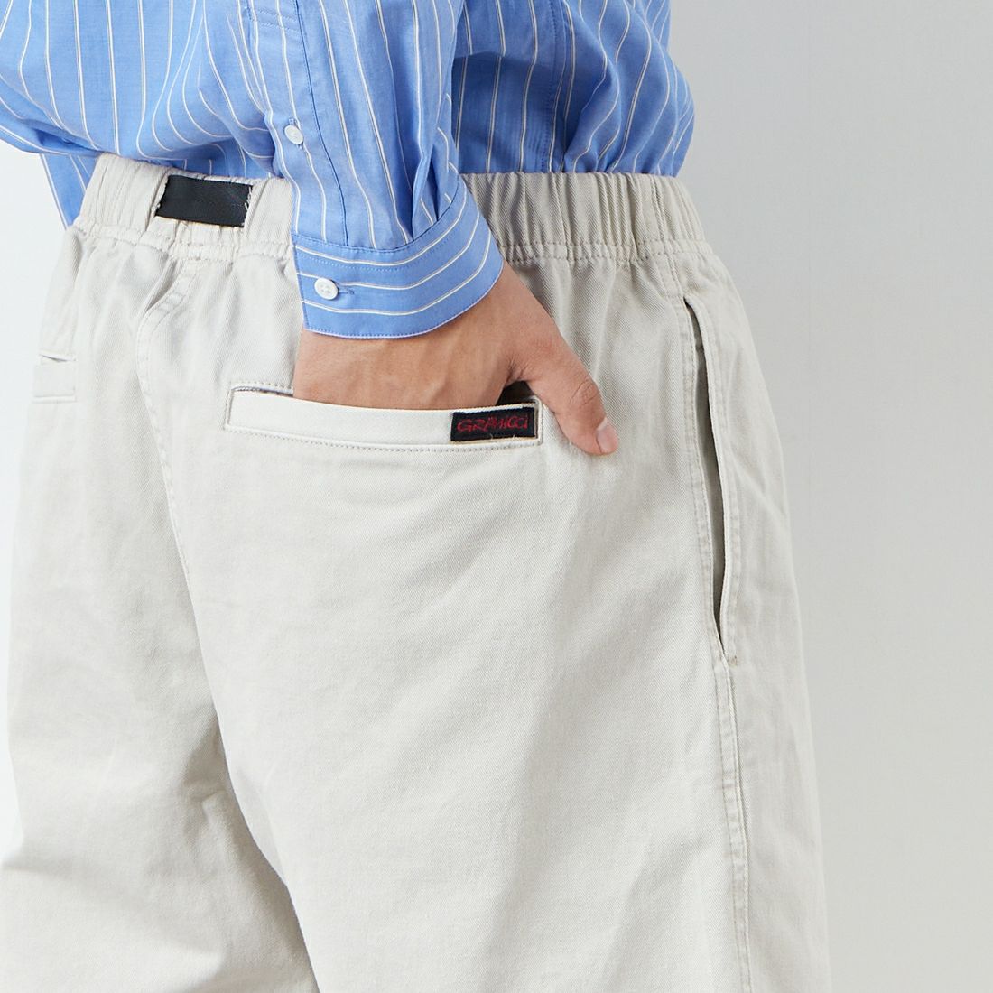 GRAMiCCi [グラミチ] Gショーツ ピグメントダイ [G4SM-P123] DUNE &&モデル身長：179cm 着用サイズ：L&&