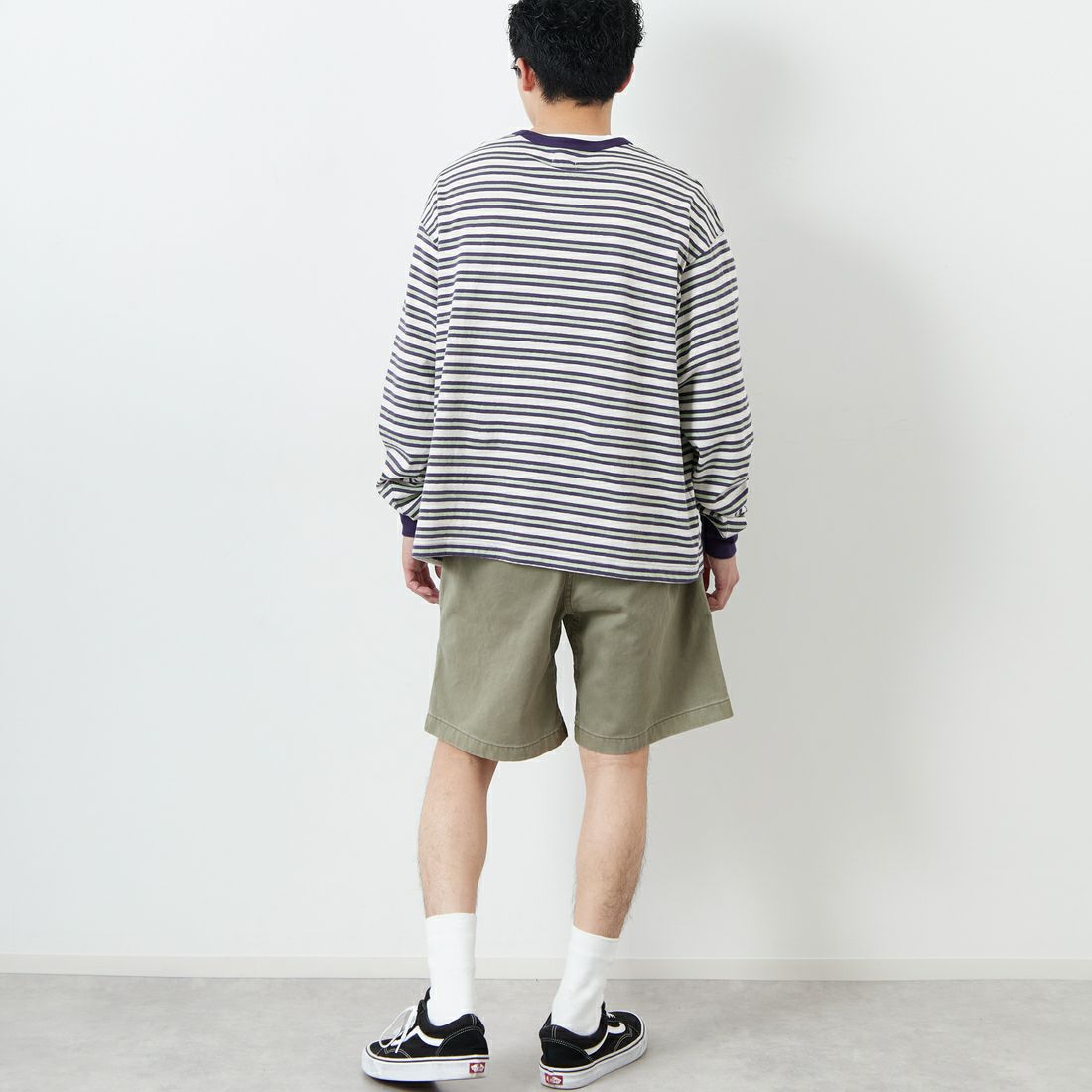 GRAMiCCi [グラミチ] Gショーツ ピグメントダイ [G4SM-P123] HERB &&モデル身長：168cm 着用サイズ：M&&