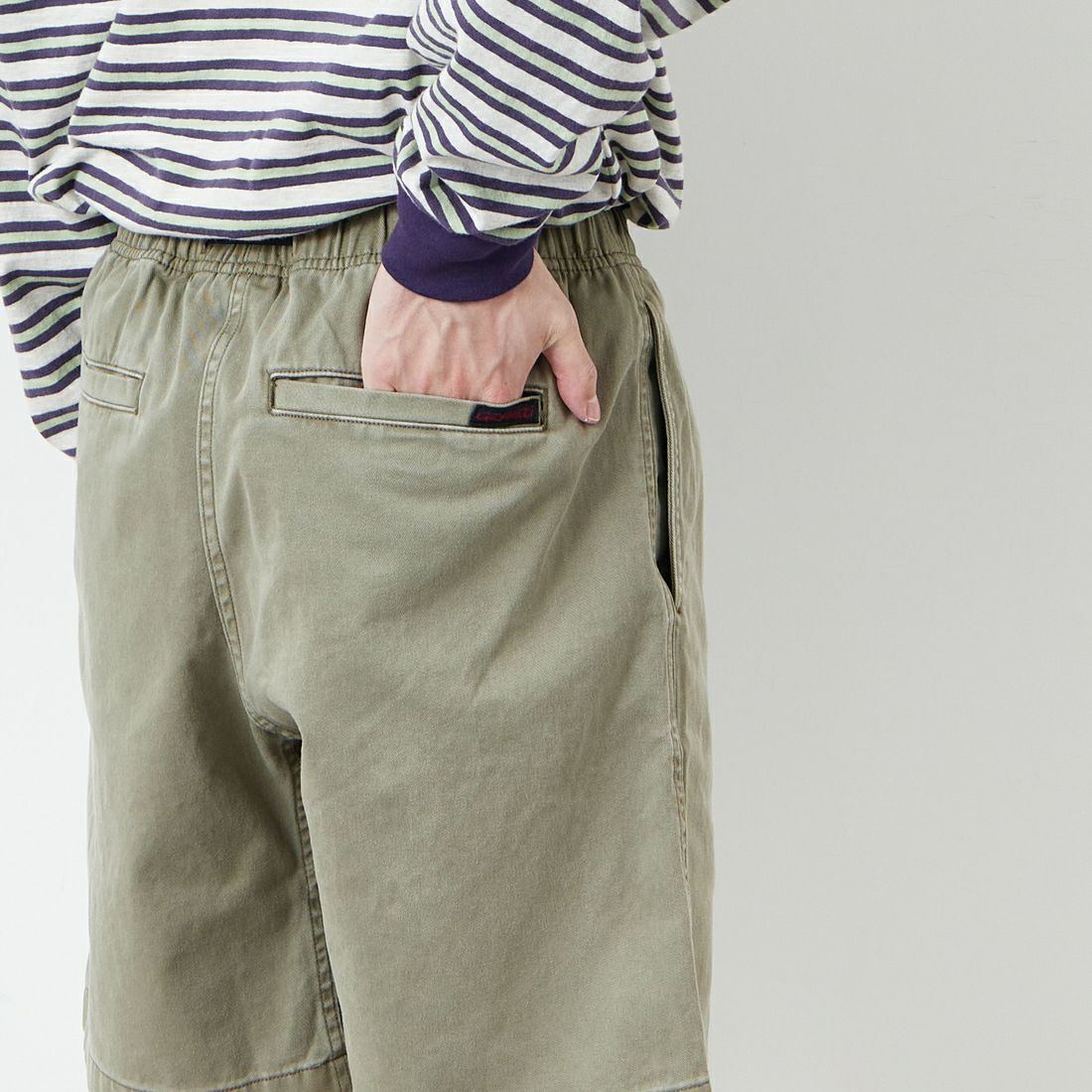 GRAMiCCi [グラミチ] Gショーツ ピグメントダイ [G4SM-P123] HERB &&モデル身長：168cm 着用サイズ：M&&