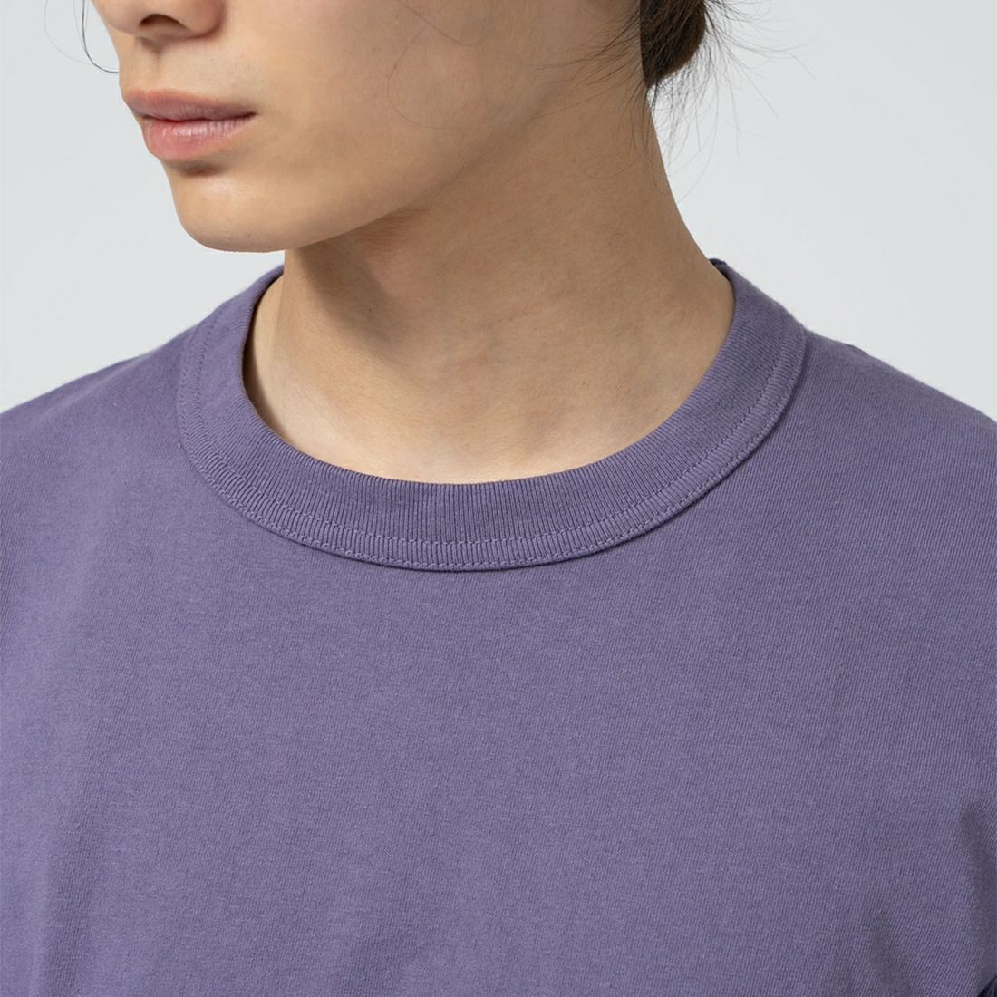 THE NORTH FACE PURPLE LABEL [ザ ノースフェイス パープルレーベル] 7オンス ポケットTシャツ [N25SI102] FO FP/OW &&モデル身長：175cm 着用サイズ：M&&