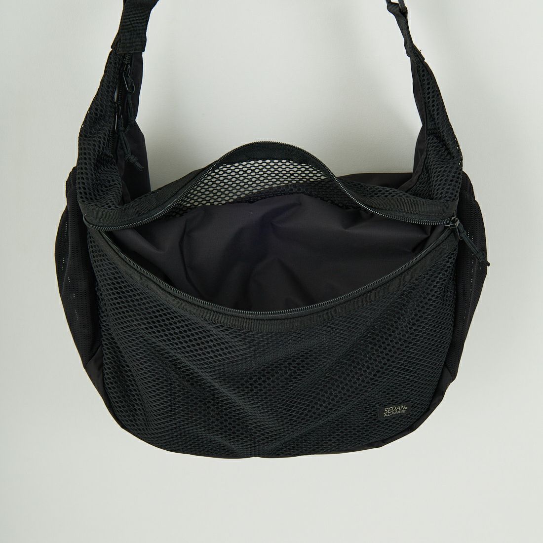 SEDAN ALL-PURPOSE [セダン オールパーパス] メッシュ ショルダーバッグ [SD25S-BG04] BLACK