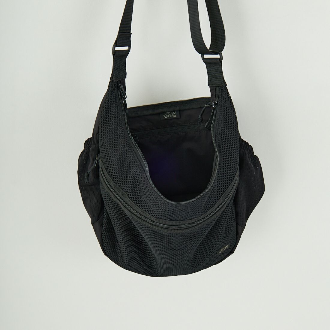 SEDAN ALL-PURPOSE [セダン オールパーパス] メッシュ ショルダーバッグ [SD25S-BG04] BLACK