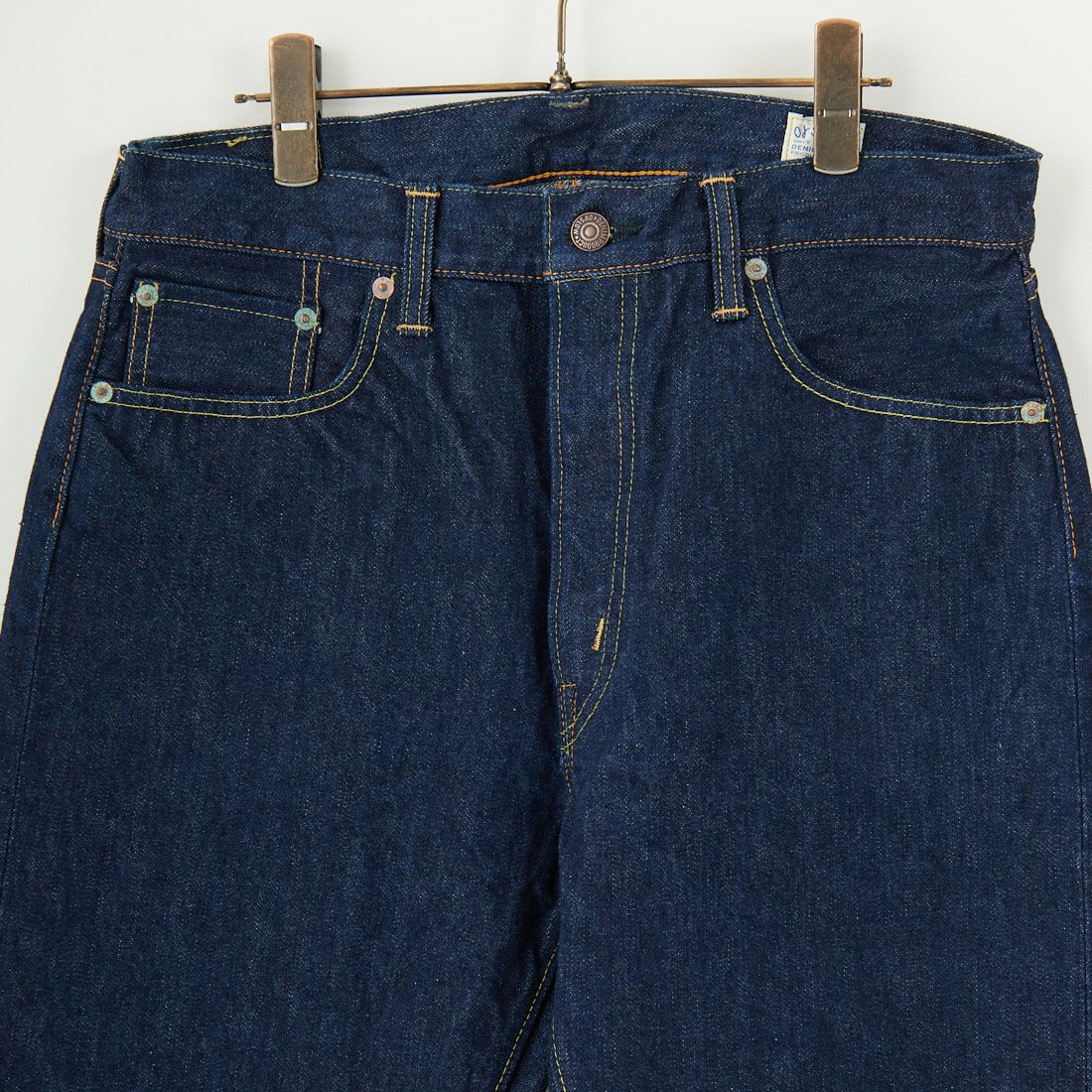 【濃紺：L】orslow オアスロウ デニムlot 107赤耳_日本製 orSlow - orSlow オアスロウ Lot 107 濃紺 赤耳 デニムパンツの