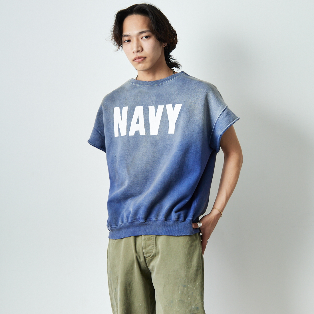 BOW WOW [バウワウ] US NAVY ショートスリーブスウェット [BW251-UNSSS 