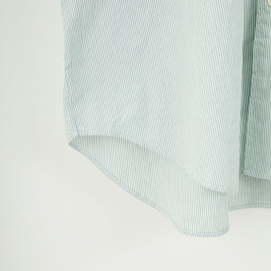 Gymphlex [ジムフレックス] ストライプボタンダウンシャツ [GY-B0248PSE] GRN/WHT ST