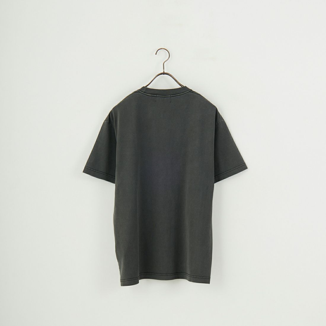 XLARGE [エクストララージ] PEACE AND FORTUNE ピグメントダイ ショートスリーブTシャツ [101251011025] BLACK