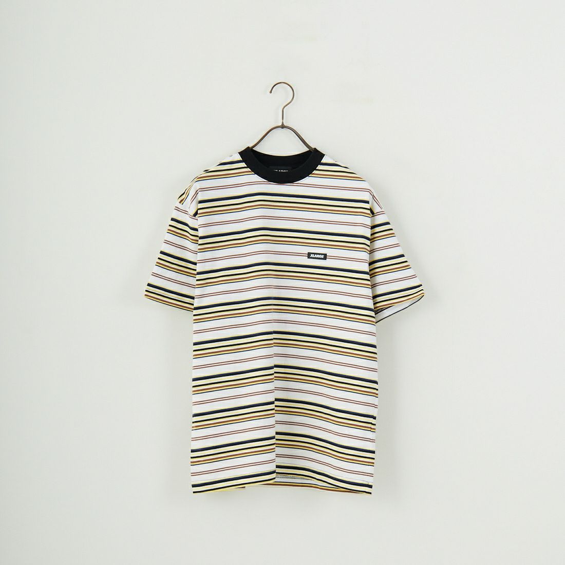 XLARGE [エクストララージ] ストライプ ショートスリーブTシャツ [101251011027] WHITE
