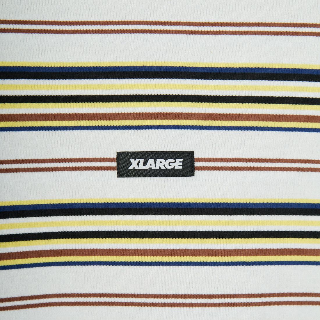 XLARGE [エクストララージ] ストライプ ショートスリーブTシャツ [101251011027] WHITE