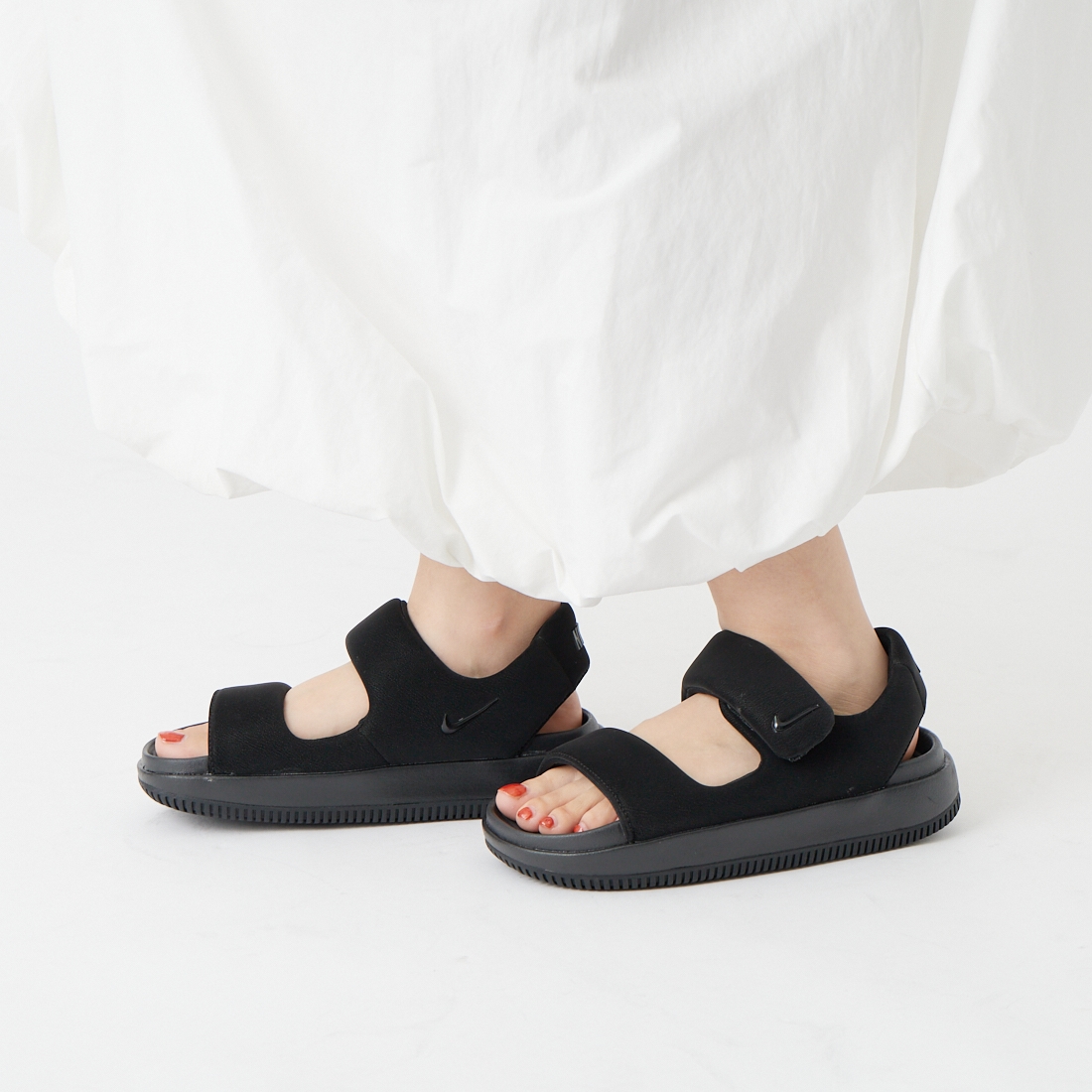 NIKE [ナイキ] ウィメンズ カームサンダル [FJ6043] 002 ﾗｲﾄﾎﾞｰ