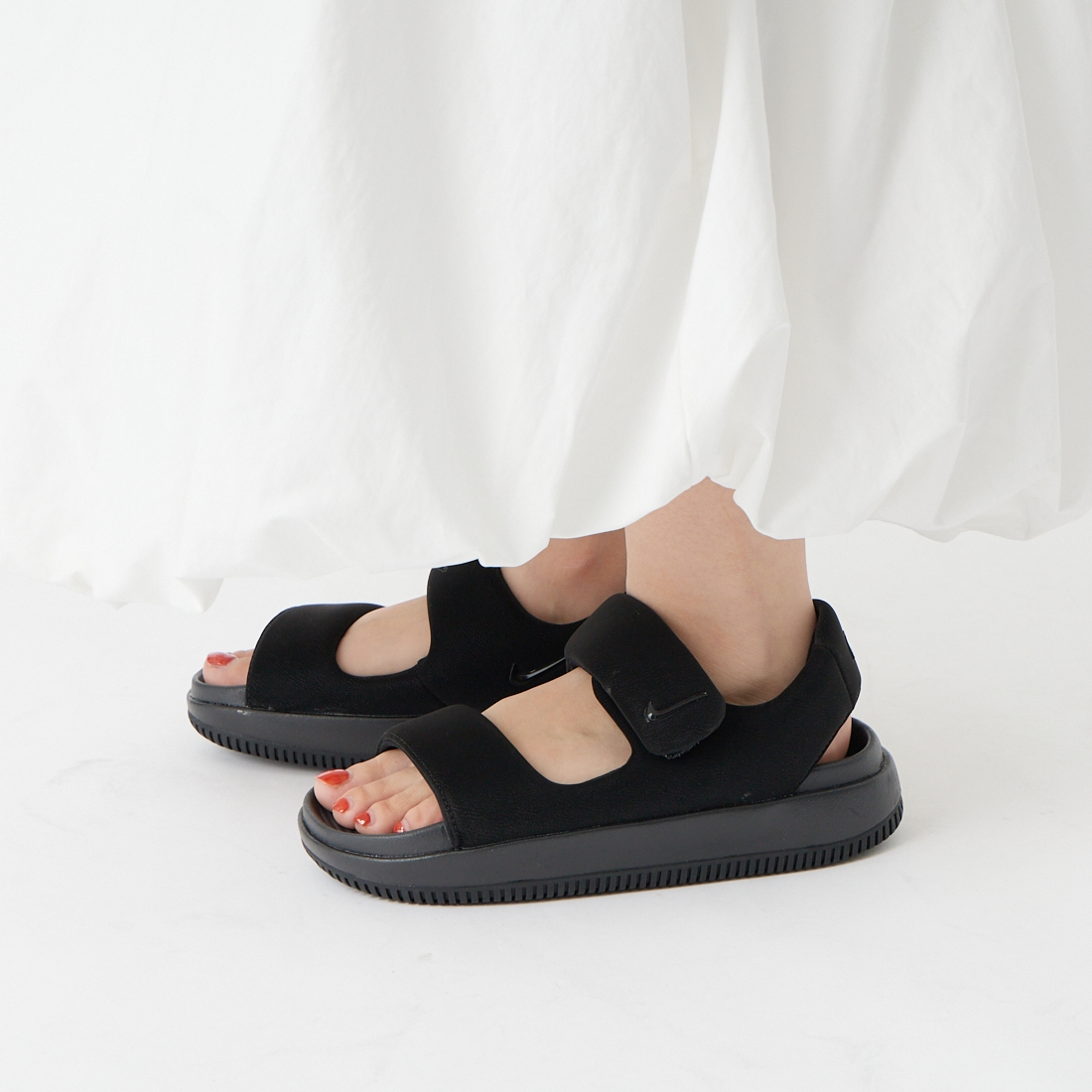 NIKE [ナイキ] ウィメンズ カームサンダル [FJ6043] 002 ﾗｲﾄﾎﾞｰ