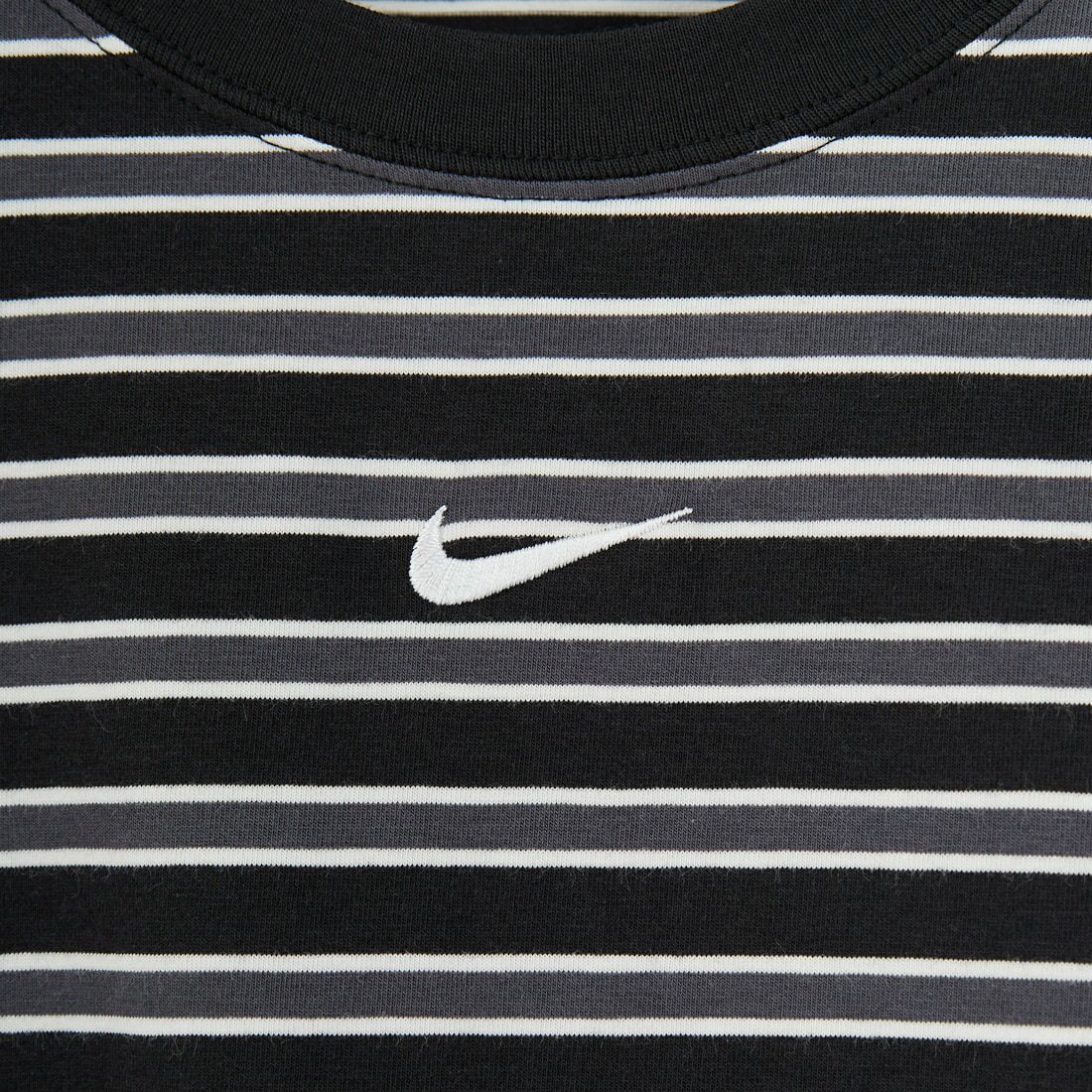 NIKE [ナイキ] スポーツウェア チルニットスリムボーダーTシャツ [HF9525] 010 ﾌﾞﾗｯｸ