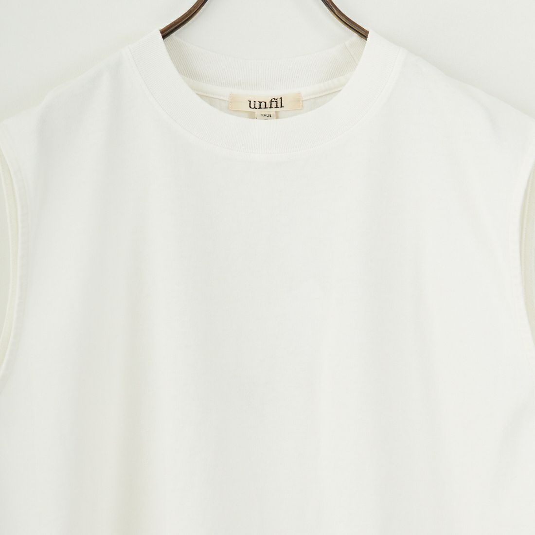 UNFIL [アンフィル] ドライコットン スリーブレスTシャツ [WVSP-UW133] OLD WHITE