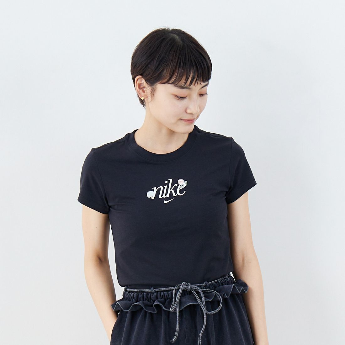 010 BLACK&&モデル身長：160cm 着用サイズ：M&&